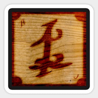 Wood Burned Friendship/Parabatai Rune Sticker